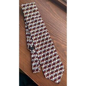 Payne Stewart 100% Silk Golf Neck Tie‎ Made In USA